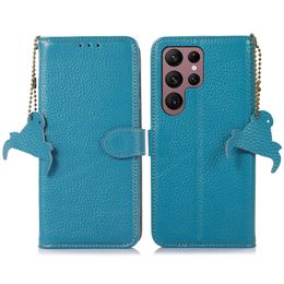 Magnetic Folio Lychee Print Phone Case for Sharp Wish SHG06 Sense 7 7Plus Redmi Note 11Pro 12Pro 12 5G Poco X5 Oppo Reno 8Pro Motorola G Play Genuine Leather Wallet Shell