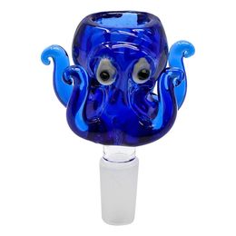 Black Octopus Glass Bowl Accessories Male 14mm 18mm Oil Dab Rig Water Bong Hookahs