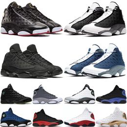 basketball shoes 13s men 13 trainers playoffs black flint black cat flint university blue red flint lucky green navy obsidian outdoor sports sneakers us 7-13