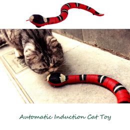Toys Electric Cat Toy Smart Induction Simulation Snake Pet Play Scratching Accessories Funny Prank Child Interaction Toys Kids Gift