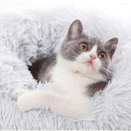 Cat Beds Super Bed Warm Sleeping Nest Soft Long Pluh Pet Dog For Dogs Basket Cushion Mat Animals So