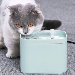 Supplies 1.5L Automatic Cat Water Fountain Electric Mute Pet Drinking Water Dispenser USB Powered Philtre Drinker Auto Feeder For Cats