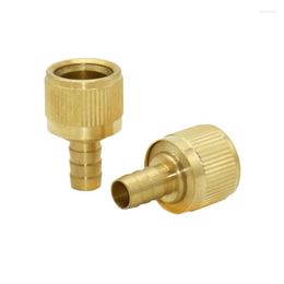 Watering Equipments Brass 12mm Barb Quick Connector 1/2" Hose Joint Garden Tap Water Gun Copper Fitting Adapter 8 Pcs