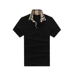 Classic fashions Mens Polos sleeve T-shirt comfortable and breathable in Summer brand Street beach leisure Mens T-Shirt Top Mans Slim TShirt Top size S-XXL