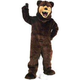 professional High quality New Adult Bear Mascot Costume Christmas Halloween Cartoon for birthday party funning dress