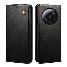 Crazy Horse Phone Cases For Xiaomi 13 12 12T 12S 12X POCO X5 X4 11 Ultra Lite Pro 4G 5G Wallet Leather Cover Case Capa