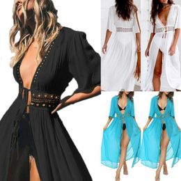 Cover-up Plus Size SXXXL Women Bathing Swimsuit Bikini Swimwear Wrap Pareo Cover Up Beach Dress Sarong