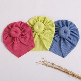 Hair Accessories 2pcs/set Baby Hat Soft Infant Cap Donut Turban For Kid Headwear Toddler Bandanas Headwrap