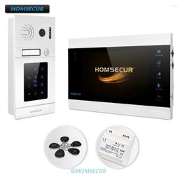 Video Door Phones HOMSECUR 4 Wire 7" AHD1.3MP Entry Phone Call System HD Doorbell Camera With RFID Password Access Recording&Snaps