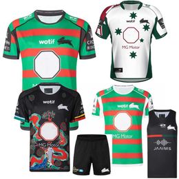 Australia 2023 South Sydney Rabbitohs INDIGENOUS ANZAC t-shirt singlet Retro shirt Jerseys Vest shorts