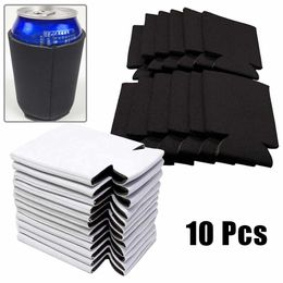 Other Home Garden 10pcs Can Holder Neoprene Foldable Insulated Beer Cooler Sleeve Covers Reusable Drink 13 X 10cm 230510