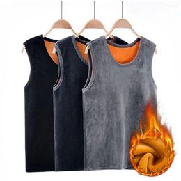 Men's Tank Tops Stylish Winter Vest Undershirt Base Sleeveless Soft Comfortable Men Thermal