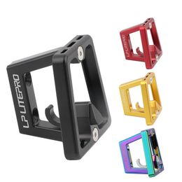 Bike Frames LP Litepro Folding Pig Nose Front Shelf Mount Pannier Bicycle Block Bracket Bag Racks For Brompton 230511