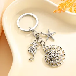 Conch Shell KeyChain, New Fashion Handmade Metal Keychain Party Gift Dropship Jewellery