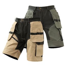Men's Shorts Work Shorts for Men Workwear with Multi Functional Pockets Work Shorts Men Heavy Duty 230511