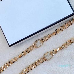 Fashion Jewelry Set For Women Thick Chain Party Jewelry Set Pearls Choker Bracelet Fashion Pearls Jewelry Set