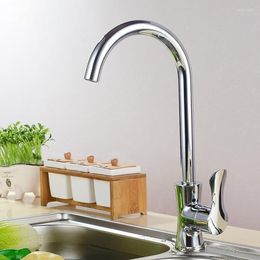 Kitchen Faucets Copper And Cold Sink Faucet 360°rotating For Dishwashing Vegetable