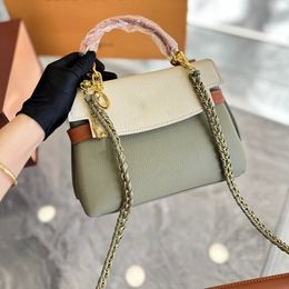 Designer Bag Classic Multicolor Real Leather Lady Lock Me Mini Louies Handbags Grace Designers Crossbody Totes Vintage Womens Brand Purse Wallet Middle Size