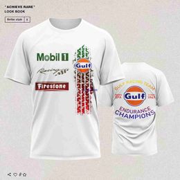 Em0k 2023 Moda F1 Camiseta de los hombres Fórmula Uno Equipo Top Camisas Racing 3d Impreso Bay Mujeres o Cuello Camisas Niños Camisas Tops Jersey Ropa T7vk