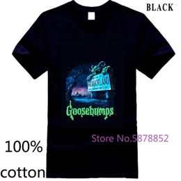 Men's T Shirts Vintage Goosebumps Horrorland Selling Print Shirt T-shirt Tops Tees Cotton 3XL 4XL 5XL Short Sleeve