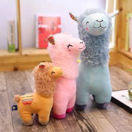 Güzel 25/35cm/45cm alpaca lama peluş oyuncak bebek doldurulmuş karikatür bebekler yumuşak doldurulmuş alpacas çocuklar için doğum günü hediyeleri
