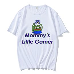 Men's T-Shirts Mommy S Little Gamer Shirt Men's T Shirt Novelty Tee Shirt Short Sleeve O Neck Oversized T-Shirts 100% Cotton Clothing 230511