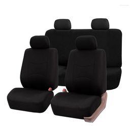 Car Seat Covers Universal Accessory Interior Auto Front Rear Easy Instal Polyester Fundas De Asiento For Asientos Coche