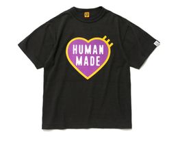 HUMAN MADE Fun Print Bamboo Cotton Short Sleeve T-Shirt for Men Women z38