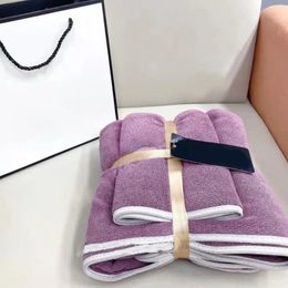 Simple A Set Pure Cotton Towel With Package Luxurys Designers Face Towels And Bath Towel Soft Wash Home Absorbent Washcloths