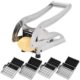 Fruit Vegetable Tools French Fries Cutter Vegetable Slicer Stainless Steel Commercial Grade Vegetable And Potato Slicer Perfect For Air Fryer Food 230511