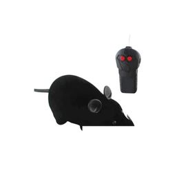 Cat Toys Wireless Remote Control Mouse Electronic Rc Mice Toy Pets For Kids Drop Delivery Home Garden Pet Supplies Dhphf