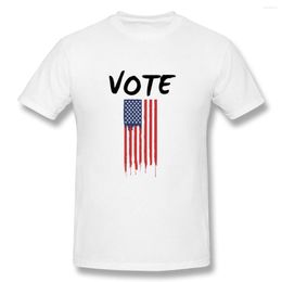 Men's T Shirts Vote USA Flag 2023 Basic Short Sleeve T-Shirt European Size