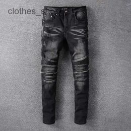 designer jeans Men's Jean Amirres Denim Mens Pants 2023men's high street fashion large youth trousers 607 E6HJ