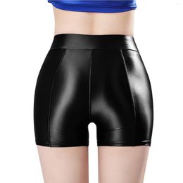 Women's Shorts In Oily Silky Shiny Oversize For Women Plus Size Night Club Pants Girls Pantalones Cortos