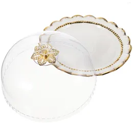 Plates Cupcake Pastry Serving Tray Round Cake Pans Plate Circle Dessert Display Stand Server Covered