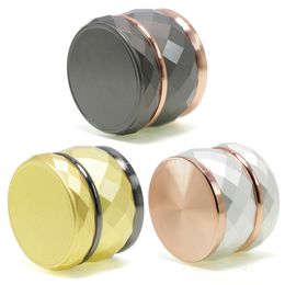 60MM Zinc Alloy Smoke Grinder Household Smoking Accessories Creative Drum Shaped Colour Matching