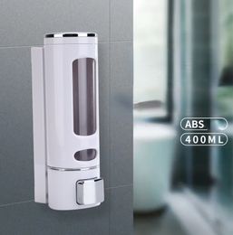 Liquid Soap Dispenser Bathroom Wall Mounted Shower Pump Single Hand Shampoo Gel Conditioner for Kitchen el 230510