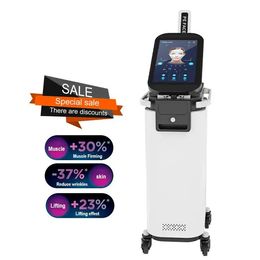 Latest 2 in 1 high pulse RF Ems muscle stimulator machine face lifting skin rejuventaion wrinkle removal muscle stimulation slimming machine