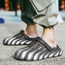 Slippers Summer Men Indoor Outdoor Two Wear Shoes Male Beach Street Sandals Thick Sole Mens Platform Slides Footwear 230510