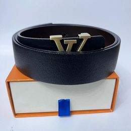 Men Designers Belts Classic fashion casual letter smooth buckle women mens leather belt width 3.8cm with orange box 105-125cm