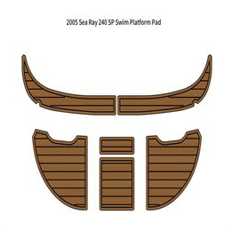 2005 Sea Ray 240 SP Swim Platform Pad Boat EVA Foam Faux Teak Deck Floor Mat