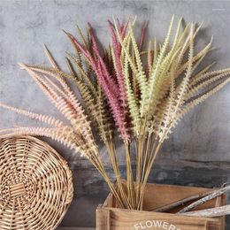 Decorative Flowers Ins Grass Artificial DIY Scrapbook Flores Artificiales House Decor Fake Plants Plante Artificielle