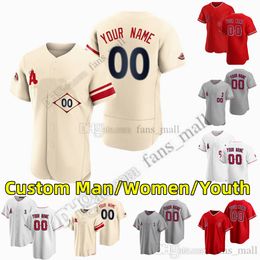 27 Mike Trout S-6XL Custom Baseball Jersey 17 Shohei Ohtani 6 Anthony Rendon 20 Jared Walsh 34 Noah Syndergaard 43 Patrick Sandoval 22 David Fletcher Taylor Ward Jersey