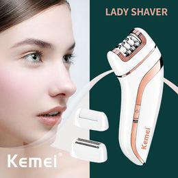 Epilator 3 In1 Women Epilator Electric Female Face Hair Removal Lady Shaver Bikini Trimmer Body Depilatory Leg Rechargeable Depilation 230511