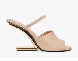 Women designer shoes with box dress pumps Black Bottoms sandals F-First First wedge Heels Sandals Red luxury design high heels gold-tone sculpted heel dhgate Shoe 35-42