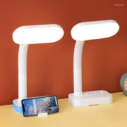 Table Lamps Reading Desk Lamp Learning Special Plug-in Eye Protection Student Dormitory Bedside