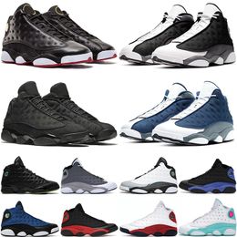 basketball shoes 13s men 13 trainers playoffs black flint black cat flint university blue red flint lucky green navy obsidian sports sneakers 40-47