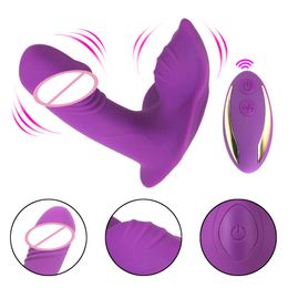 Anal Butt Plug 9 Modes Butterfly Vibrator Wireless Remote Control Dildo Sex Toys For Women Adults Vagina Clitoris Stimulator