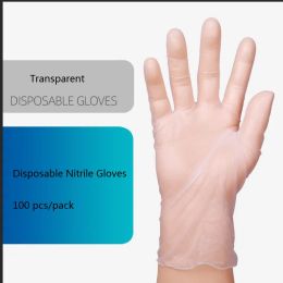 Disposable Latex Gloves Disposable Gloves 50 pairs/pack Protective Nitrile Gloves Factory Salon Household Cleanning Glove Fashion