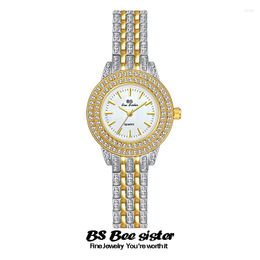 Wristwatches BS Watch High Texture Light Luxury Minority Women's Full Of Diamonds Quartz Fashion